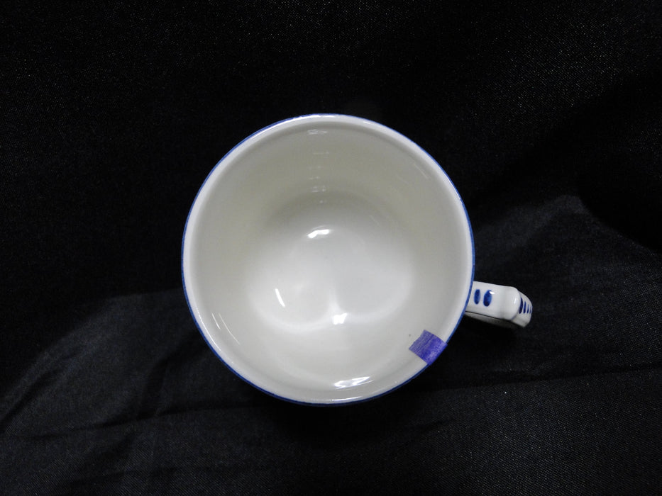 Villeroy & Boch Vieux Luxembourg, Blue Florals: Demi Cup & Saucer Set, As Is
