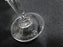 Cristal d'Arques Chantelle, Lady Victoria, Clear w/ Knob Stem: Cordial, 4 3/8" Tall