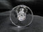 Cristal d'Arques Chantelle, Lady Victoria, Clear w/ Knob Stem: Cordial, 4 3/8" Tall