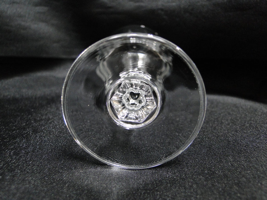 Cristal d'Arques Chantelle, Lady Victoria, Clear w/ Knob Stem: Cordial, 4 3/8" Tall