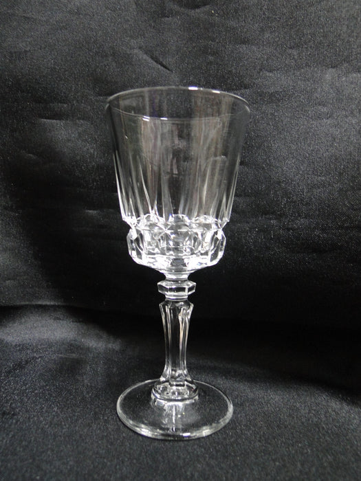 Cristal d'Arques Chantelle, Lady Victoria, Clear w/ Knob Stem: Cordial, 4 3/8" Tall