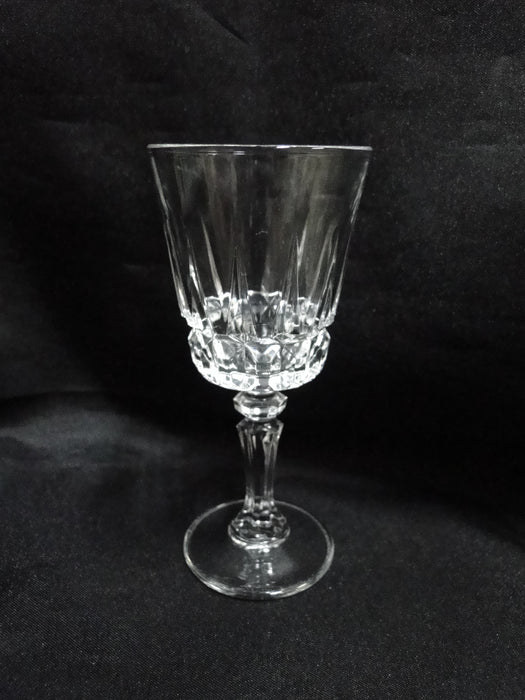 Cristal d'Arques Chantelle, Lady Victoria, Clear w/ Knob Stem: Cordial, 4 3/8" Tall