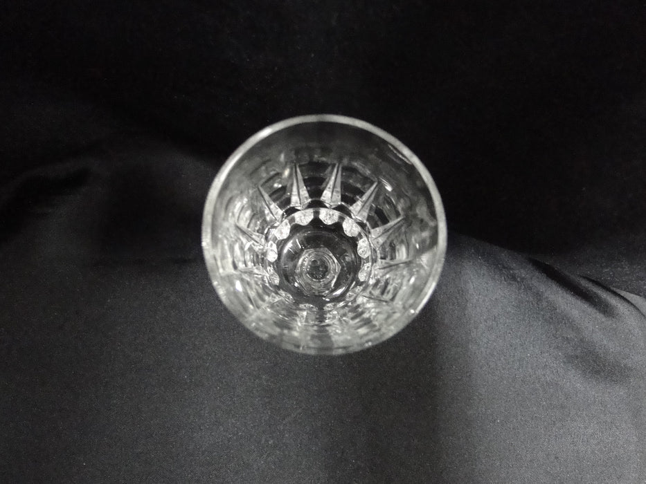 Cristal d'Arques Chantelle, Lady Victoria, Clear w/ Knob Stem: Cordial, 4 3/8" Tall
