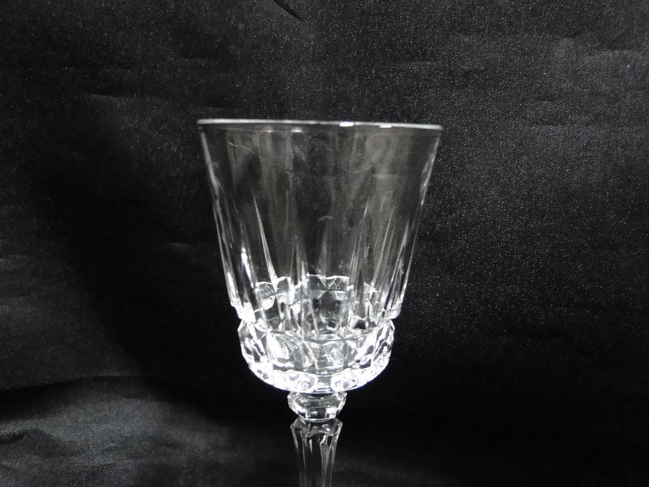 Cristal d'Arques Chantelle, Lady Victoria, Clear w/ Knob Stem: Cordial, 4 3/8" Tall