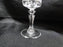 Cristal d'Arques Chantelle, Lady Victoria, Clear w/ Knob Stem: Cordial, 4 3/8" Tall