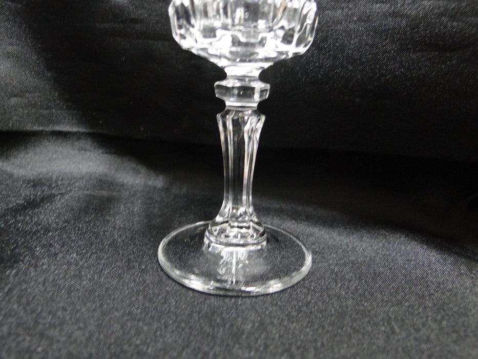 Cristal d'Arques Chantelle, Lady Victoria, Clear w/ Knob Stem: Cordial, 4 3/8" Tall