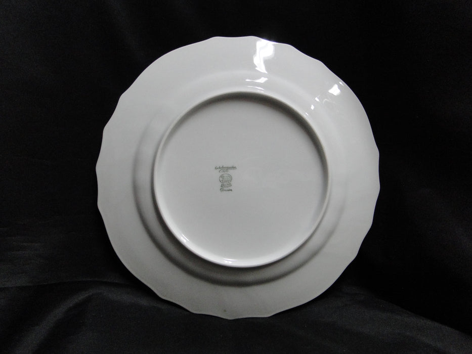 Hutschenreuther Dresden, White, Embossed: Dinner Plate (s), 10 1/4"