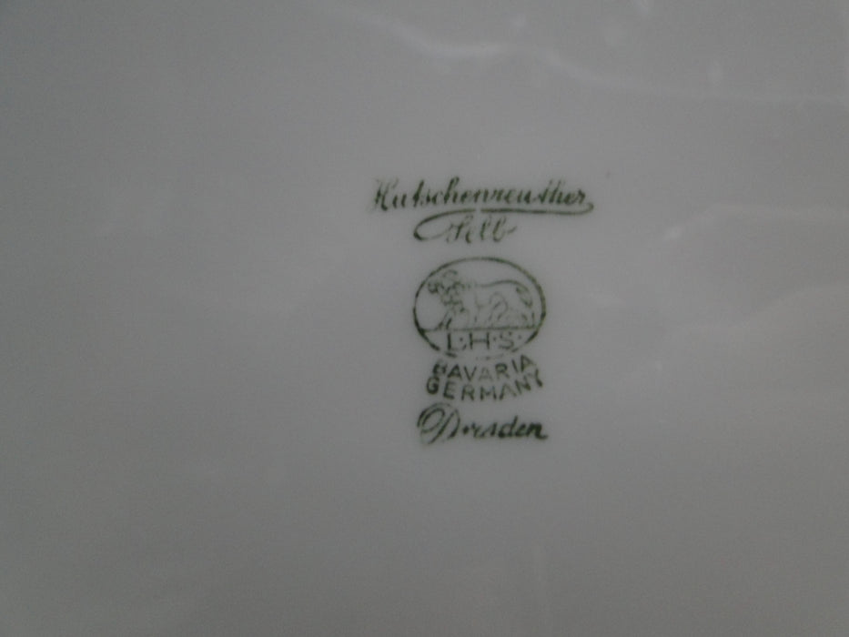 Hutschenreuther Dresden, White, Embossed: Dinner Plate (s), 10 1/4"