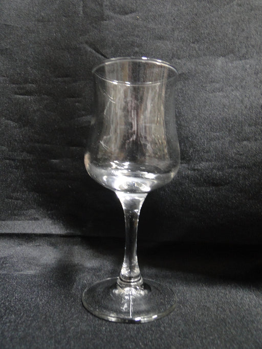 Cristal d'Arques CRA55, Clear w/ Bulbous Bowl, Luminarc: Cordial, 4 5/8" Tall