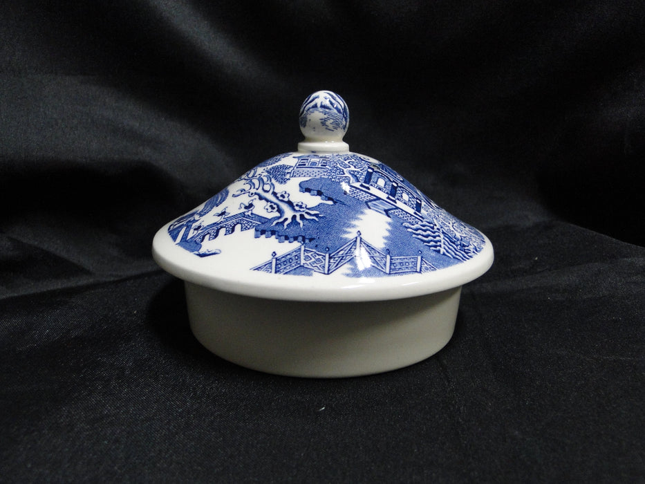Wedgwood Willow Blue, Smooth: Teapot & Lid, 5 3/4" Tall