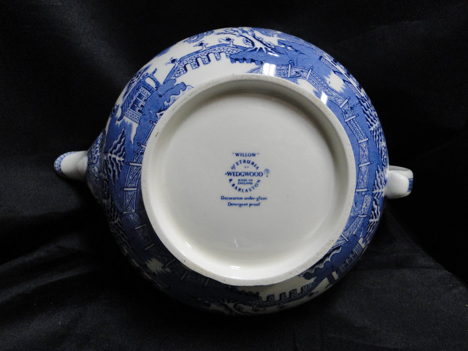 Wedgwood Willow Blue, Smooth: Teapot & Lid, 5 3/4" Tall