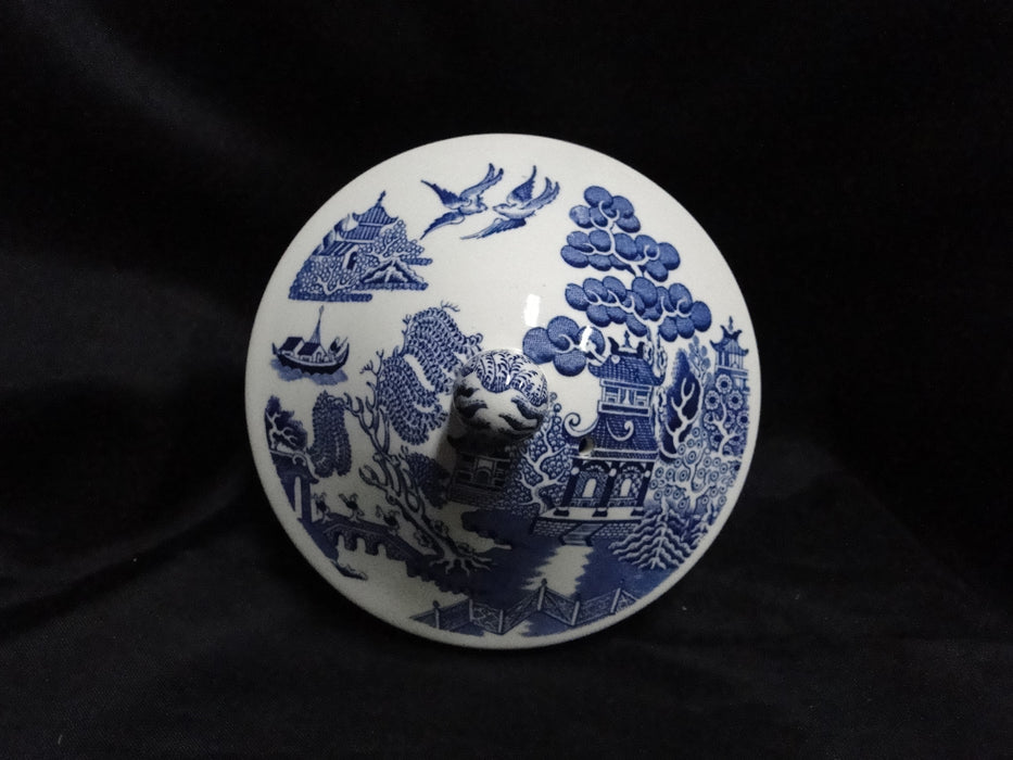 Wedgwood Willow Blue, Smooth: Teapot & Lid, 5 3/4" Tall