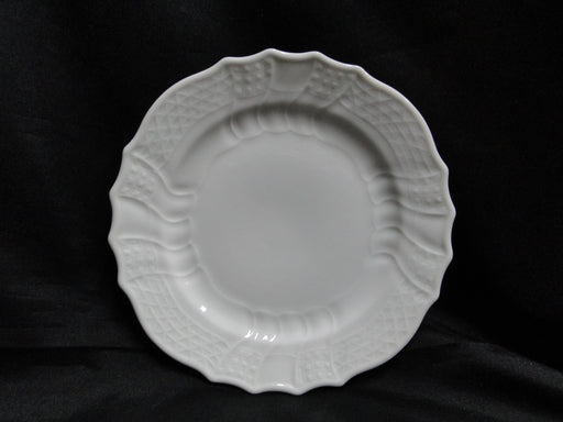 Hutschenreuther Dresden, White, Embossed: Bread Plate (s), 6 1/2"