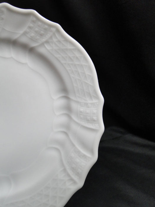 Hutschenreuther Dresden, White, Embossed: Bread Plate (s), 6 1/2"