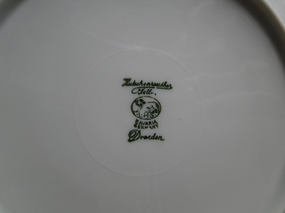 Hutschenreuther Dresden, White, Embossed: Bread Plate (s), 6 1/2"