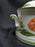 Villeroy & Boch Amapola, Orange & Purple Flowers: Sugar Bowl & Lid, 4 3/8"