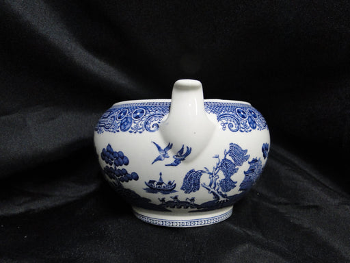 Wedgwood Willow Blue, Smooth: Sugar Bowl Only, No Lid, 3" Tall