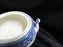 Wedgwood Willow Blue, Smooth: Sugar Bowl Only, No Lid, 3" Tall