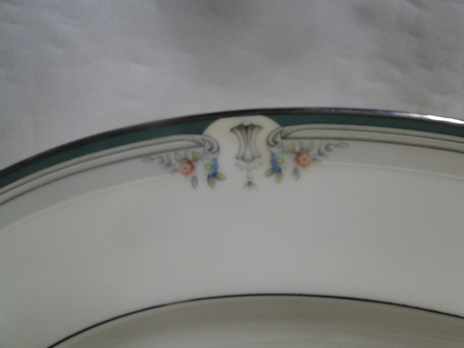 Noritake Lyndenwood, 4707, Green, Florals: Oval Serving Bowl (s), 10 5/8"