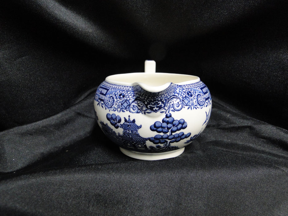 Wedgwood Willow Blue, Smooth: Creamer / Cream Pitcher, 2 3/8" Tall