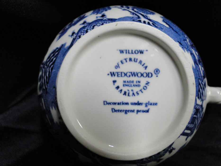 Wedgwood Willow Blue, Smooth: Creamer / Cream Pitcher, 2 3/8" Tall