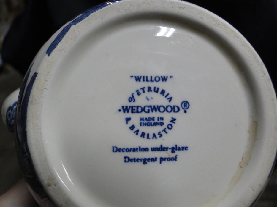 Wedgwood Willow Blue, Smooth: Mini Coffee Pot & Lid, 7" Tall