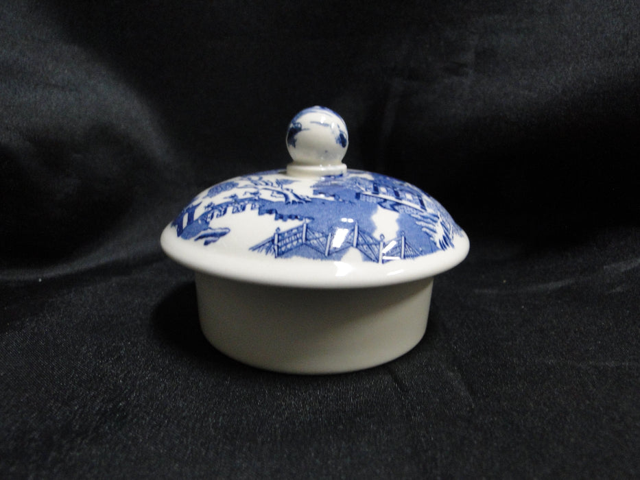 Wedgwood Willow Blue, Smooth: Mini Coffee Pot & Lid, 7" Tall