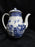 Wedgwood Willow Blue, Smooth: Mini Coffee Pot & Lid, 7" Tall