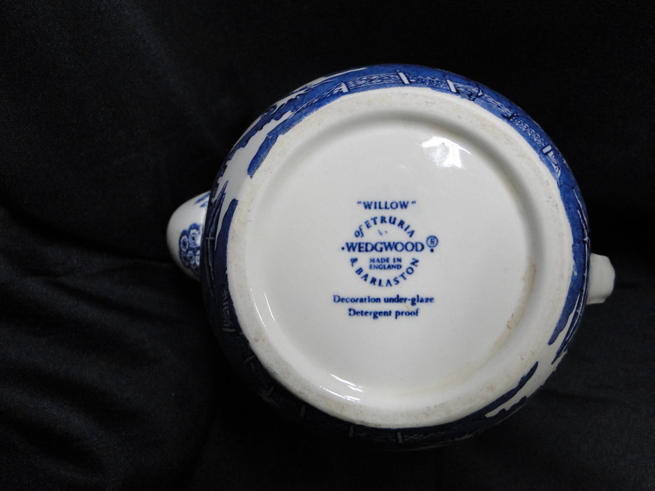 Wedgwood Willow Blue, Smooth: Mini Coffee Pot & Lid, 7" Tall