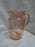 Anchor Hocking Pillar Optic Pink: Serving Pitcher, 8" Tall