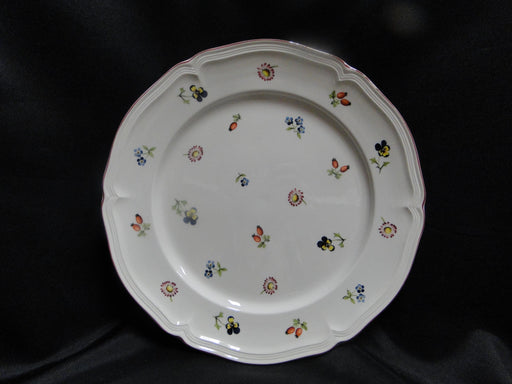 Villeroy & Boch Petite Fleur, Small Flowers, Red Trim: Dinner Plate (s), 10 1/2"