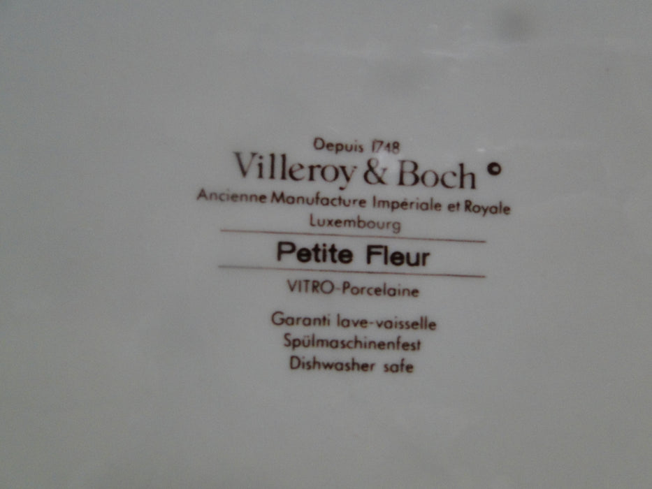 Villeroy & Boch Petite Fleur, Small Flowers, Red Trim: Dinner Plate (s), 10 1/2"