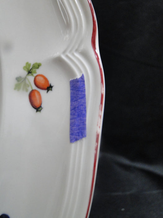 Villeroy & Boch Petite Fleur, Small Flowers, Red Trim: Dinner Plate (s), 10 1/2"
