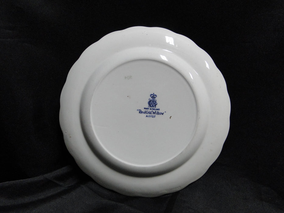 Booths Real Old Willow Blue, Gold Trim: Salad Plate, 7 1/2"