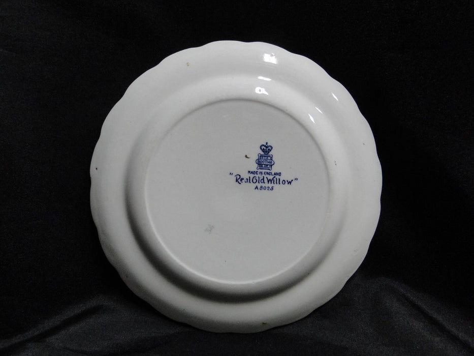 Booths Real Old Willow Blue, Gold Trim: Dessert Plate, 6 7/8"