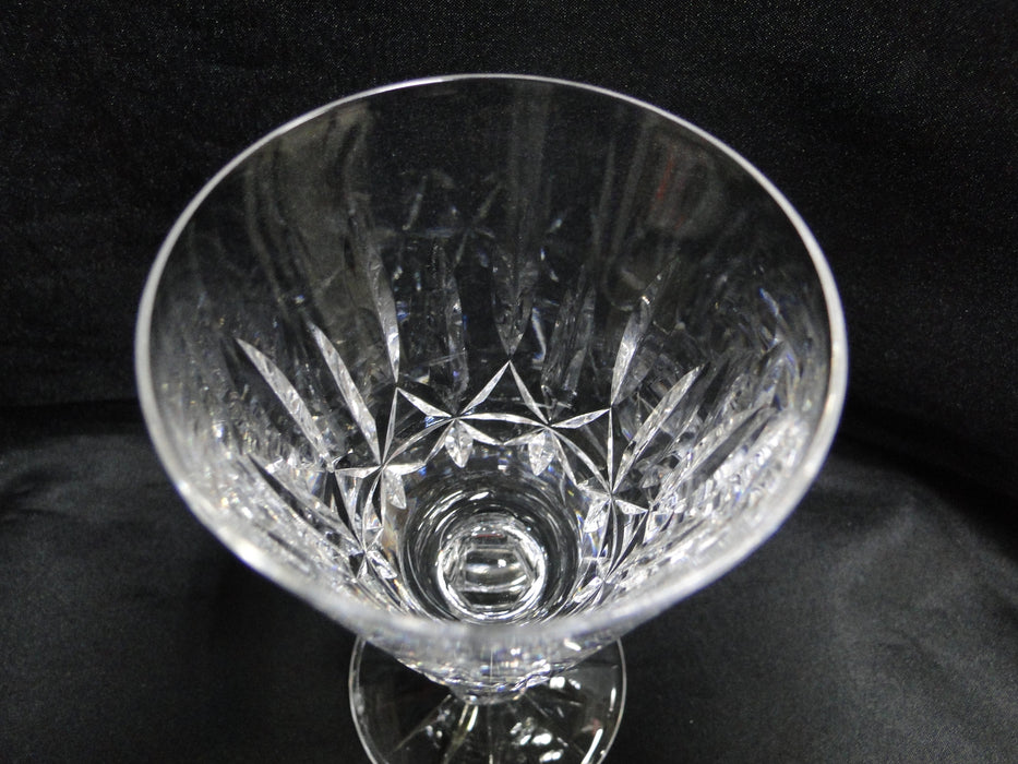 Waterford Crystal Rosslare, Vertical & Star Cuts: Claret Wine (s), 6" Tall