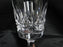 Waterford Crystal Rosslare, Vertical & Star Cuts: Claret Wine (s), 6" Tall