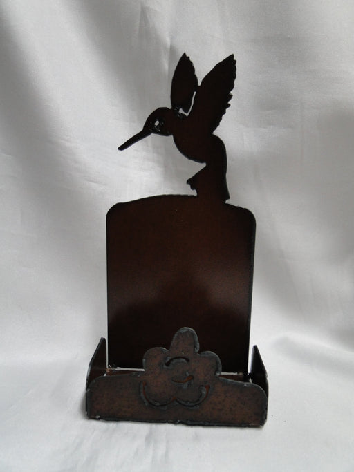 Rustic Ironwerks: NEW Hummingbird Holder w/ Salt & Pepper Shakers, 11 Holes, 4"