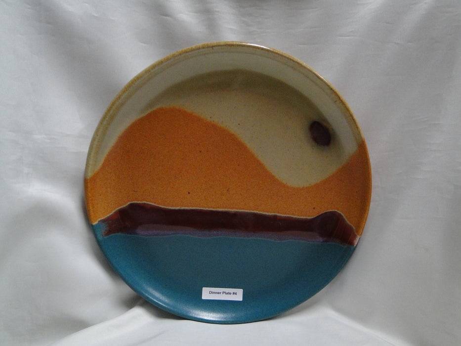 Walt Glass Pottery Texas Sunset: Dinner Plate (s), 11 1/4", Crazing
