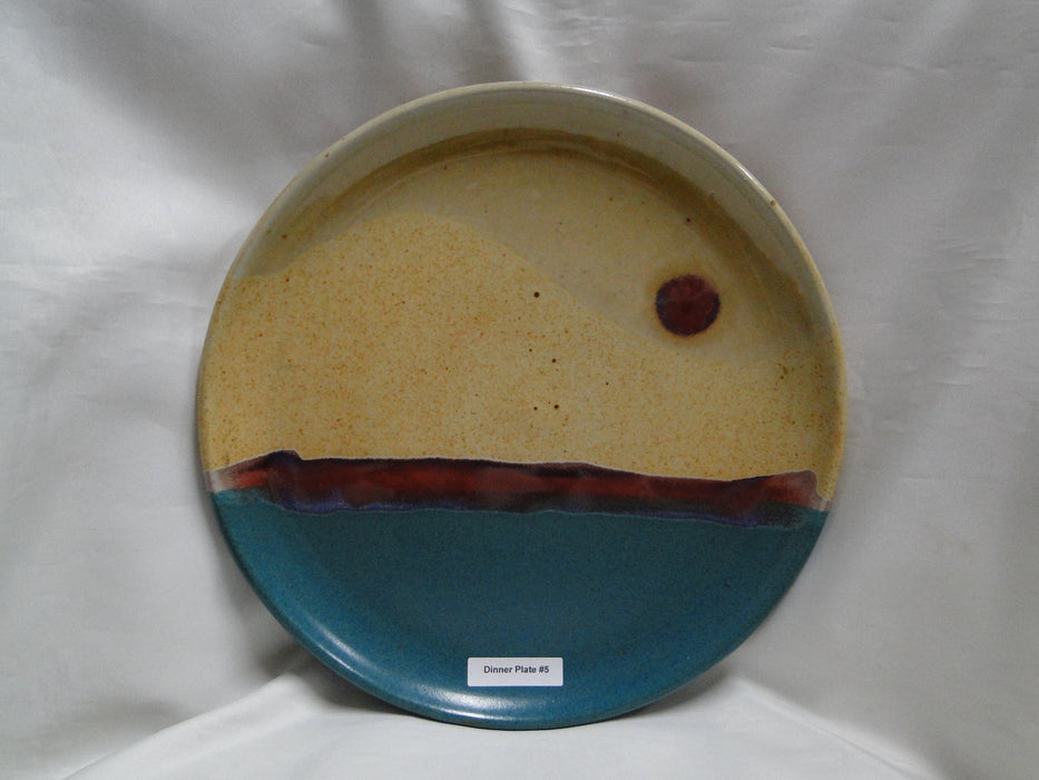 Walt Glass Pottery Texas Sunset: Dinner Plate (s), 11 1/4", Crazing
