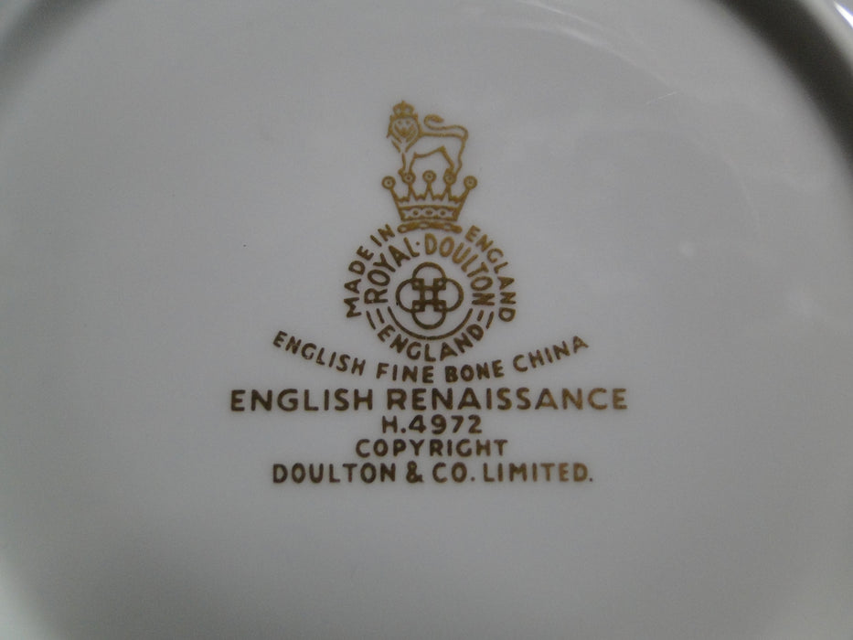Royal Doulton English Renaissance, Green Scrolls: Cream Soup & Saucer (s)
