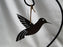 Rustic Ironwerks: NEW Hummingbird Ornament w/ Leather Loop, 5"