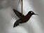 Rustic Ironwerks: NEW Hummingbird Ornament w/ Leather Loop, 5"