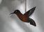 Rustic Ironwerks: NEW Hummingbird Ornament w/ Leather Loop, 5"