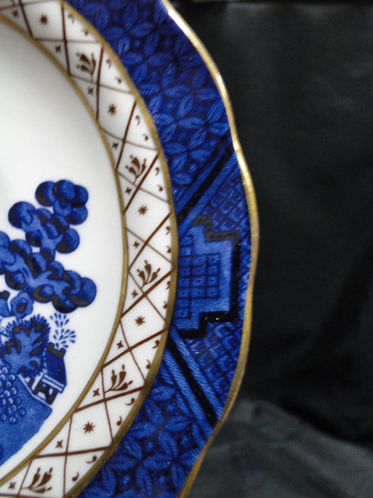 Royal Doulton Booths Real Old Willow Blue, Gold: Cup & Saucer Set, 2 1/2"