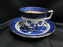 Royal Doulton Booths Real Old Willow Blue, Gold: Cup & Saucer Set, 2 1/2"