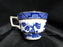 Royal Doulton Booths Real Old Willow Blue, Gold: Cup & Saucer Set, 2 1/2"