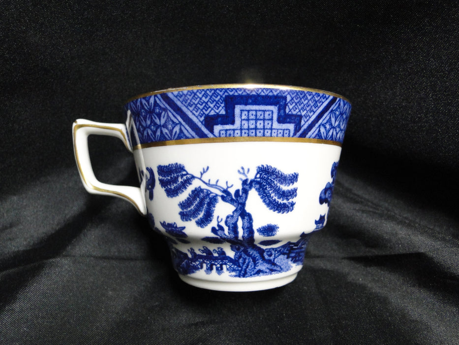 Royal Doulton Booths Real Old Willow Blue, Gold: Cup & Saucer Set, 2 1/2"
