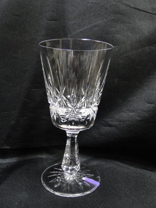 Waterford Crystal Rosslare, Vertical & Star Cuts: Water Goblet, 6 3/4", Spot