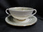 Royal Doulton English Renaissance, Green Scrolls: Cream Soup & Saucer (s)
